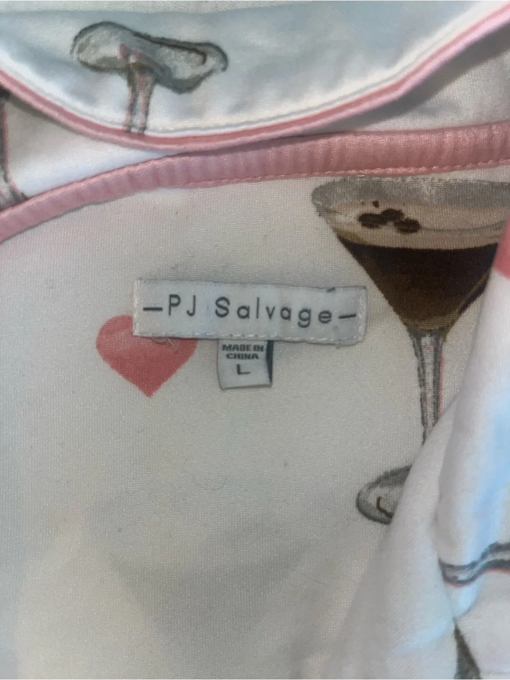 pj salvage espresso martini pajamas